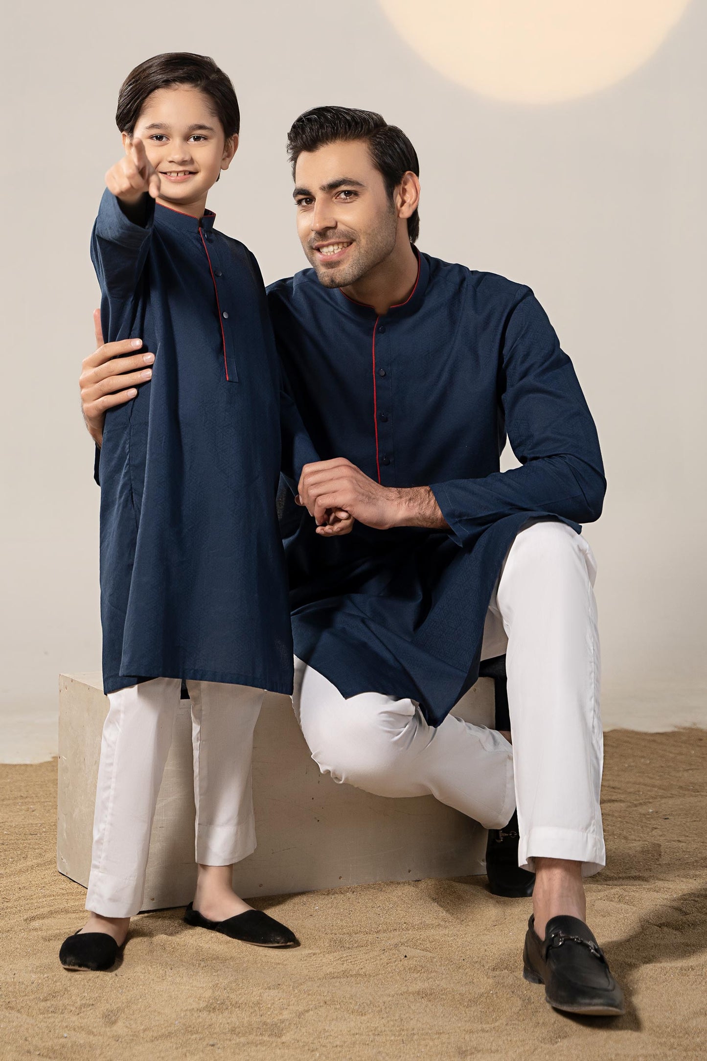 Dyed Dobby Kurta | MKB-SS24-07