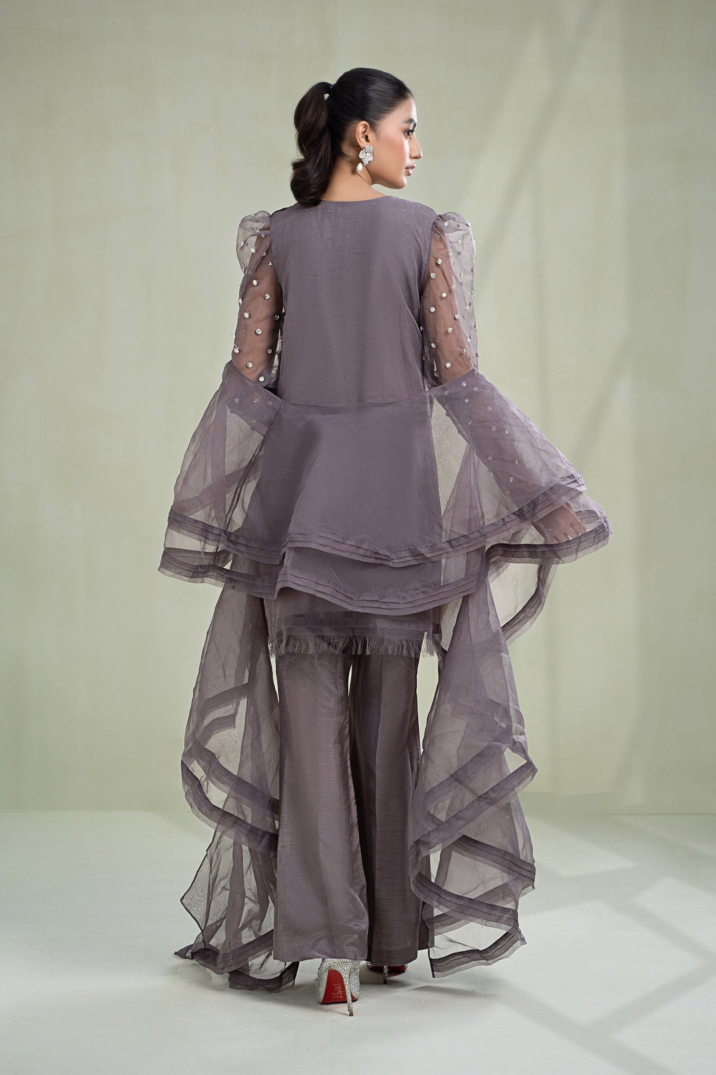 3 PIECE DYED ORGANZA SUIT | SF-PFW23-06