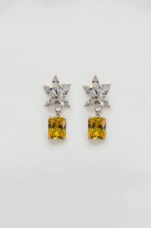 Earrings Yellow Sapphire AER-W21-011