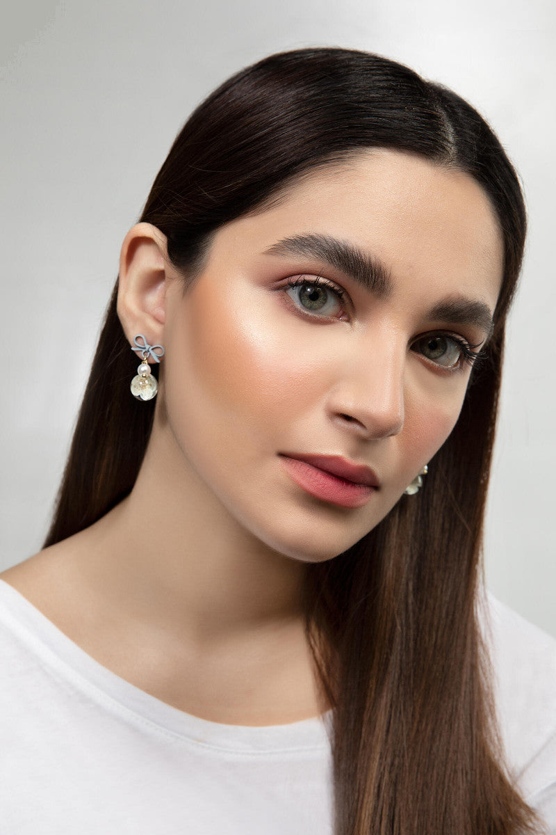 Earrings White AER-W21-031