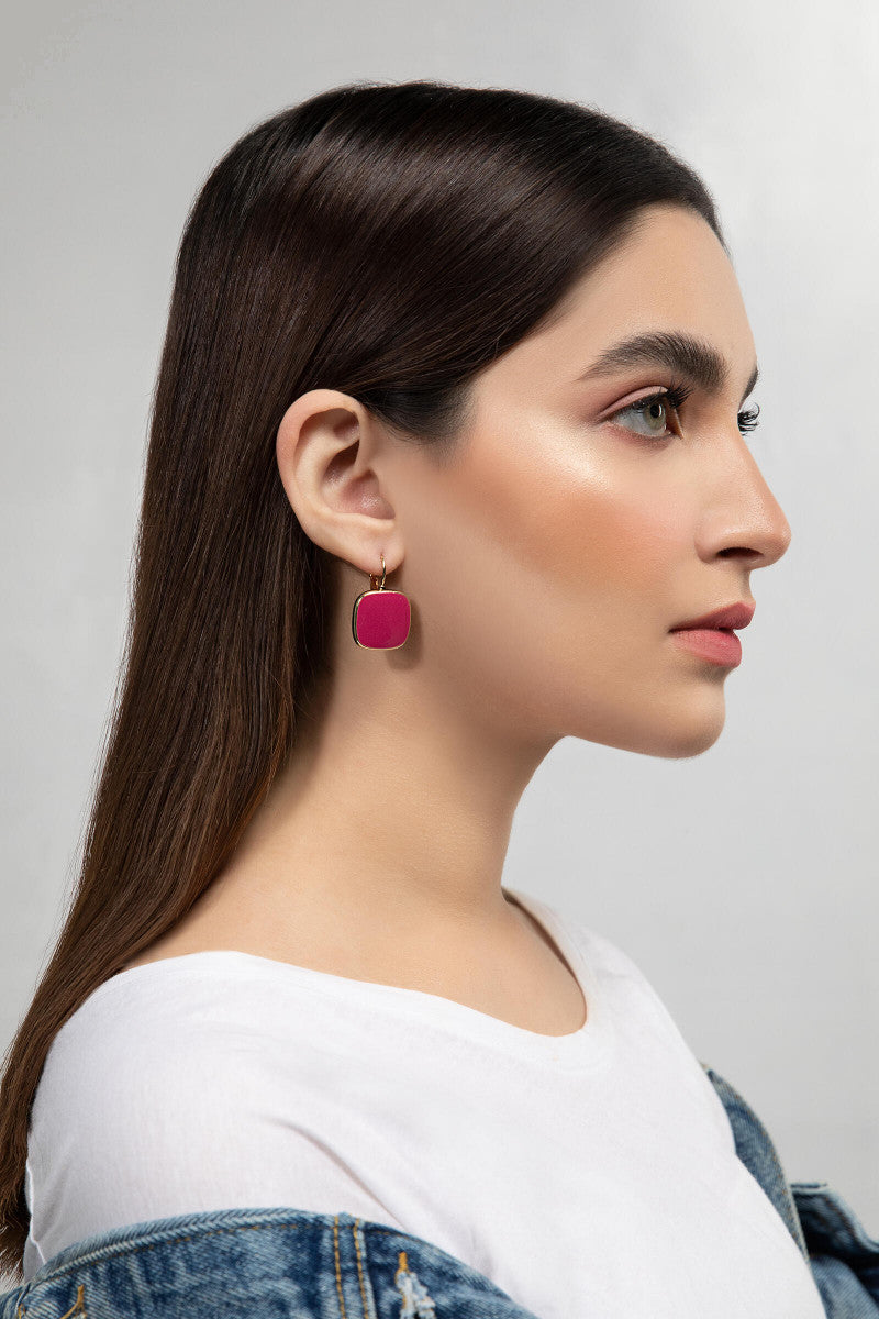 Earrings Pink AER-W21-056