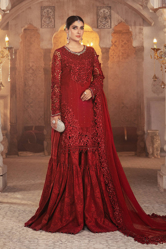 Unstitched MBROIDERED - Ruby Red (BD-2305)