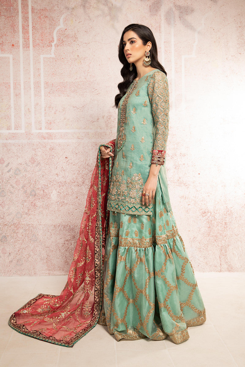 Suit Coral in Sea green BDS-2303