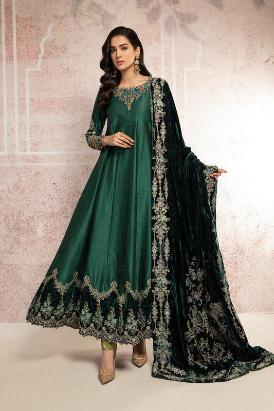 Suit Teal and Warm green BDS-2307