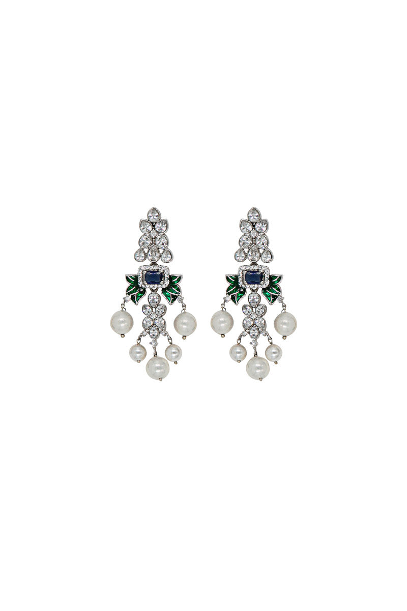 JER-026-Blue sapphire & Emerald green