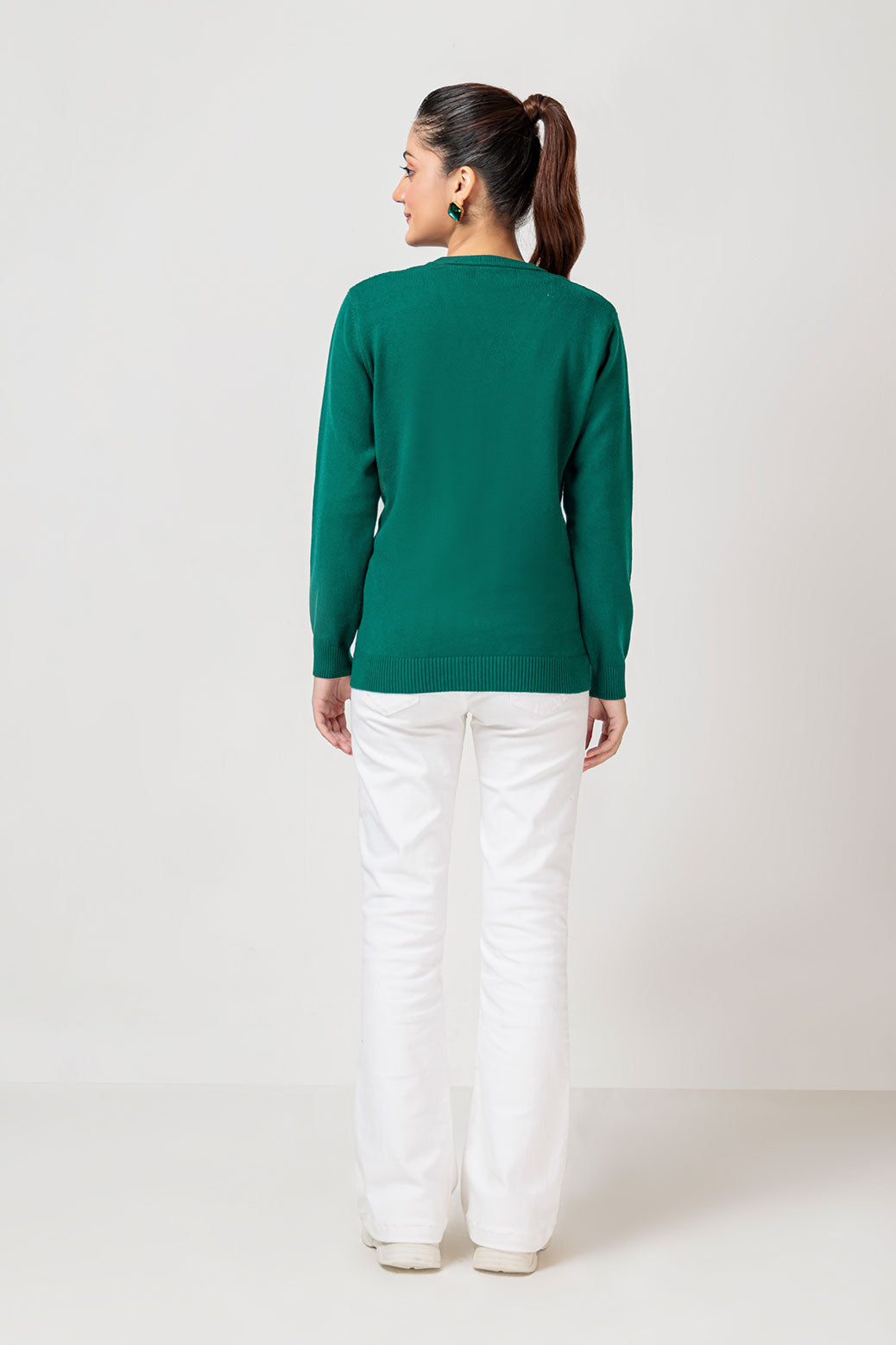 GREEN-FULL SLEEVE-SWEATERS (22V-083-64)