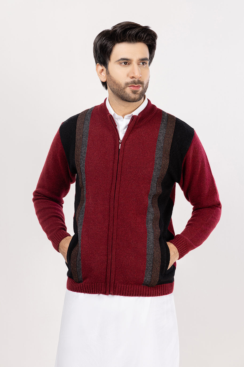 O-MAR00N-FULL SLEEVES-SWEATERS (901-17)