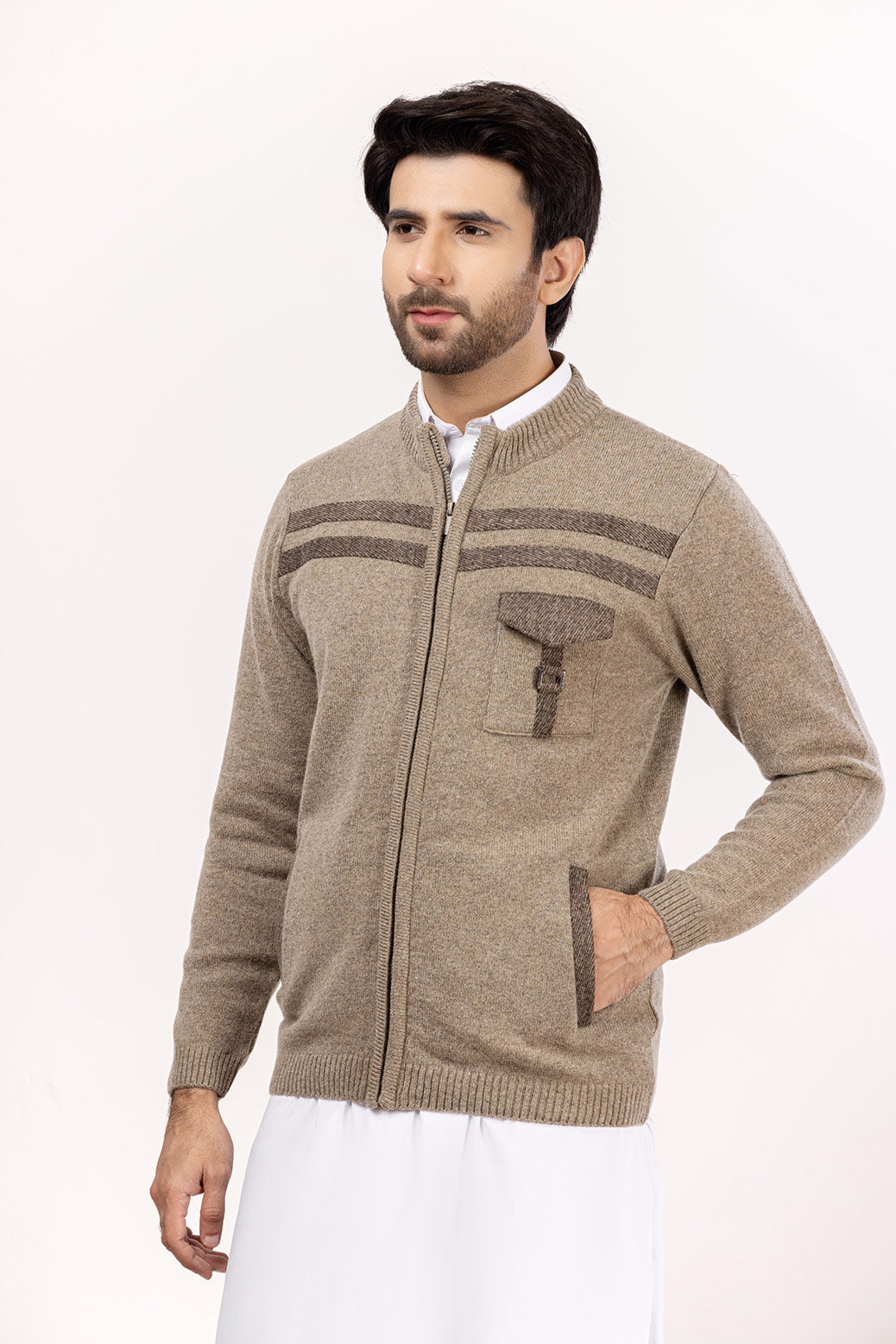 N-L-BEIGE-FULL SLEEVES-SWEATER (906-17)