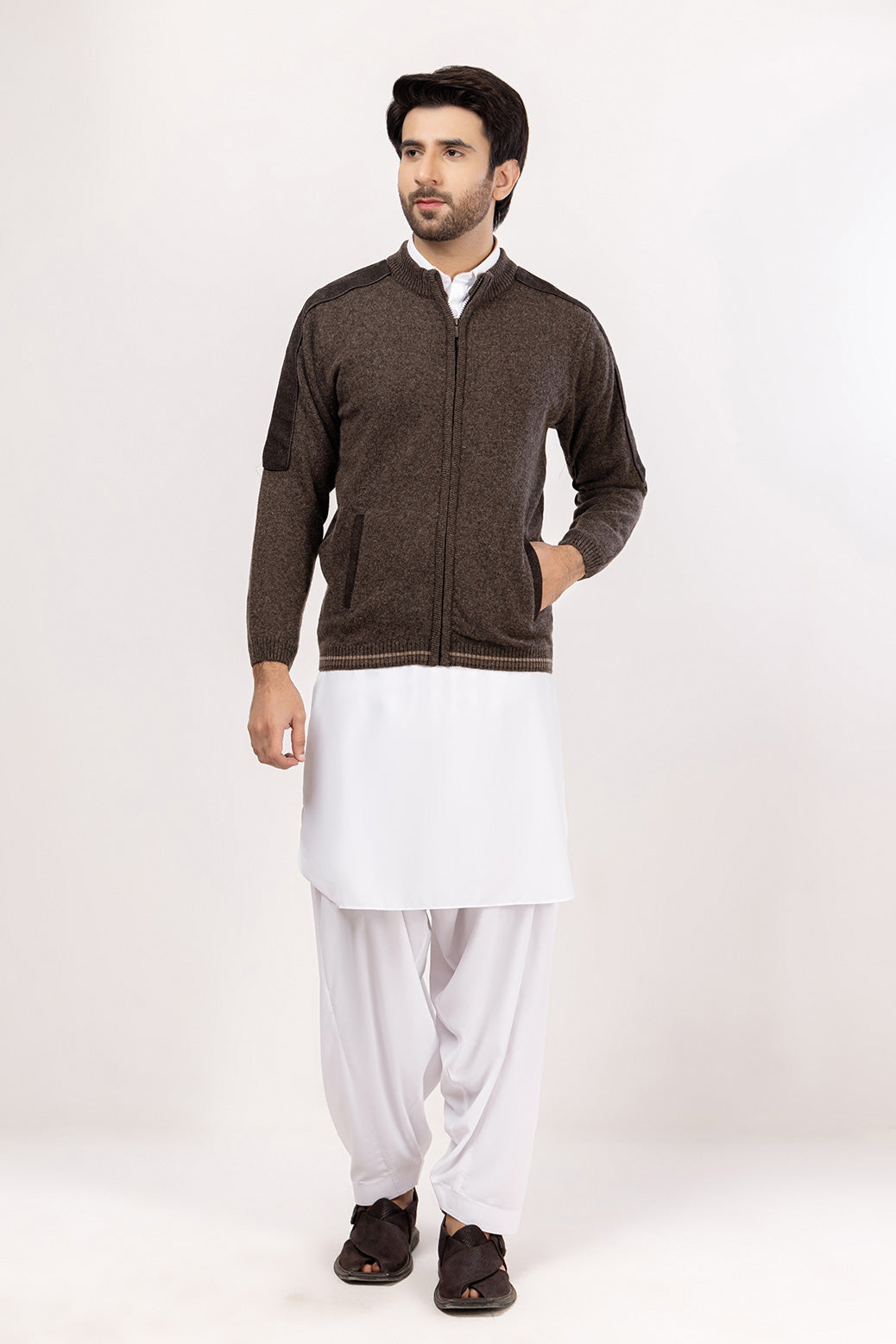 BRAHMIN-FULL SLEEVES-SWEATER (909-17)