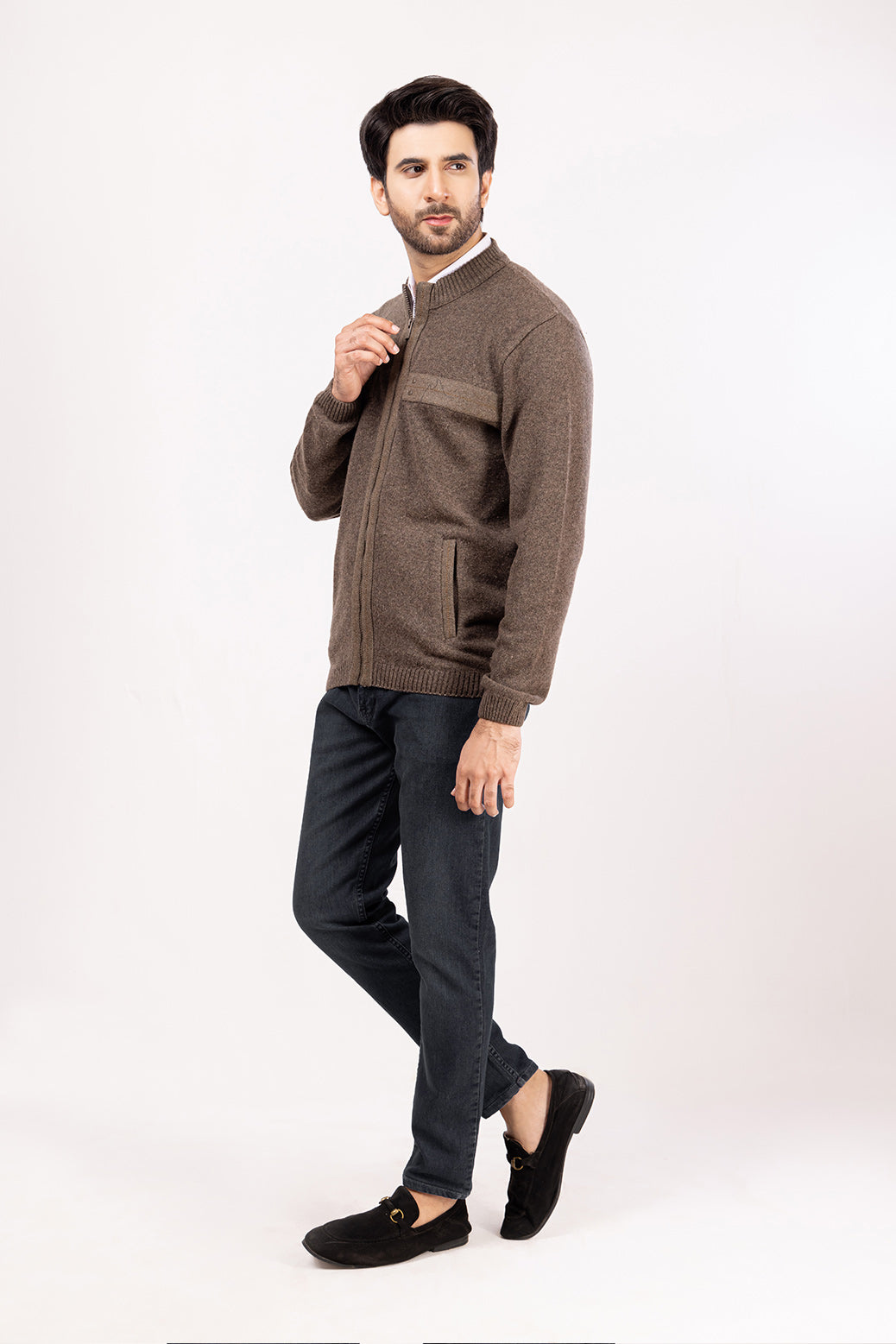 N-BROWN-FULL SLEEVES-SWEATER (916-17)