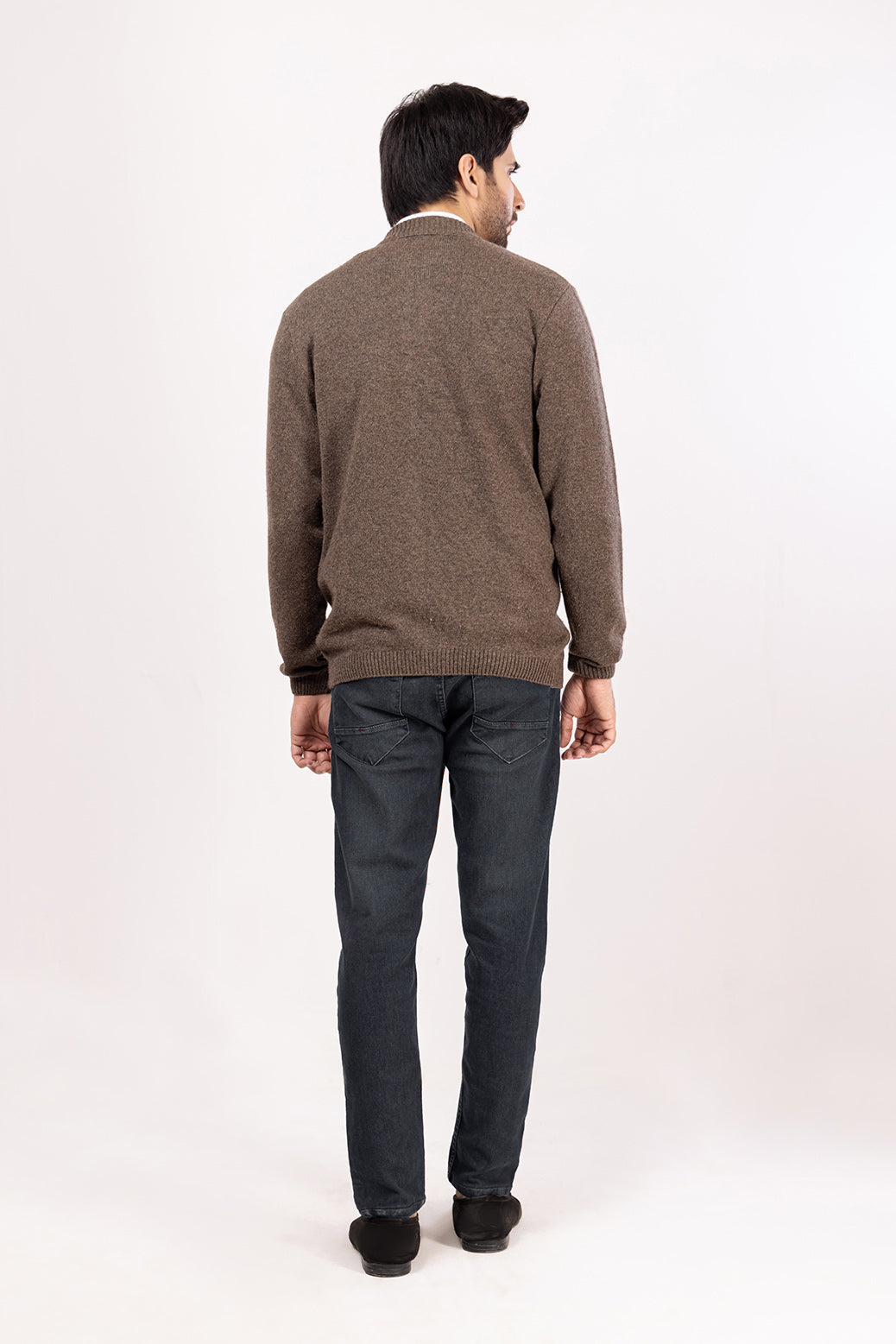 N-BROWN-FULL SLEEVES-SWEATER (916-17)