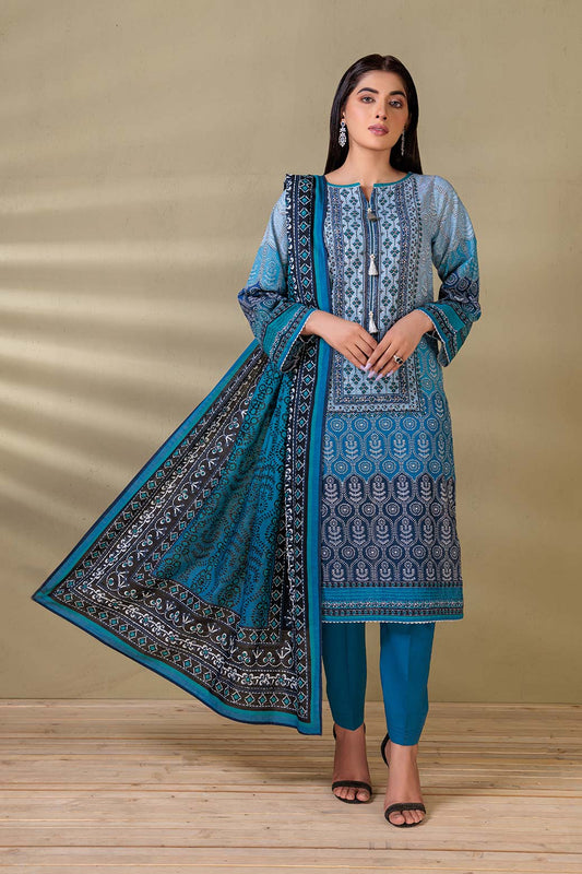 BLUE-KHADDAR-SUIT (AWO223P68)