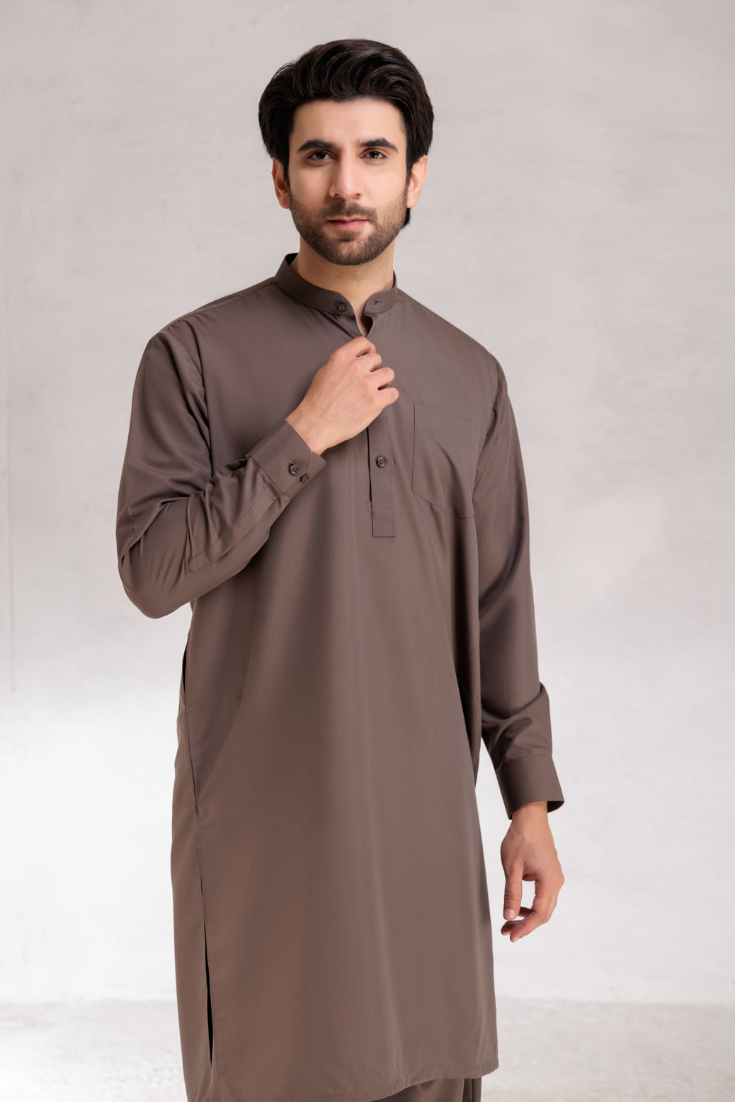 D-GRAY-BLENDED-SHALWAR SUIT (GSBB22-009)