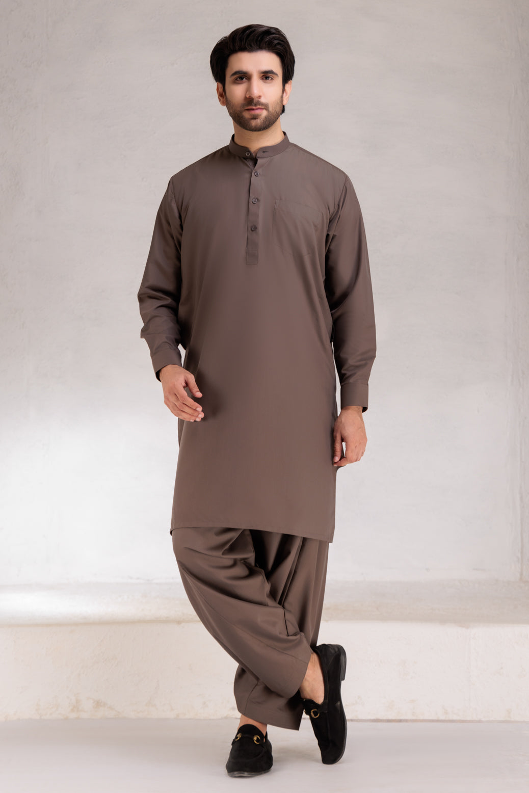 D-GRAY-BLENDED-SHALWAR SUIT (GSBB22-009)