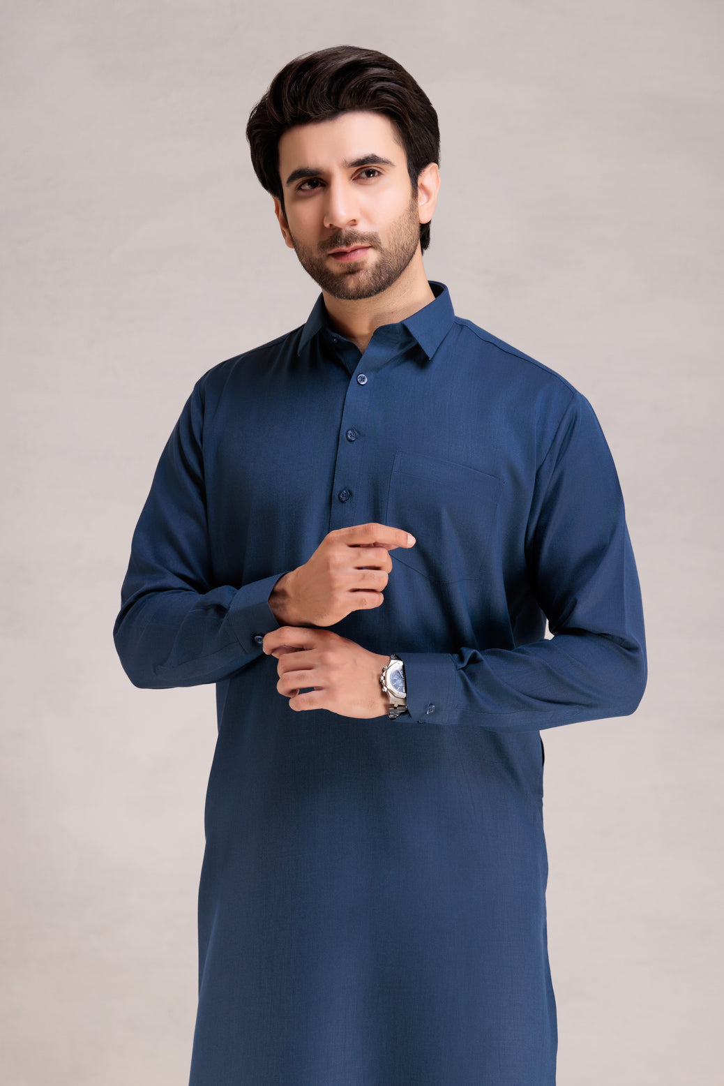 DENIM-BLENDED-SHALWAR SUIT (GSSW22-003)