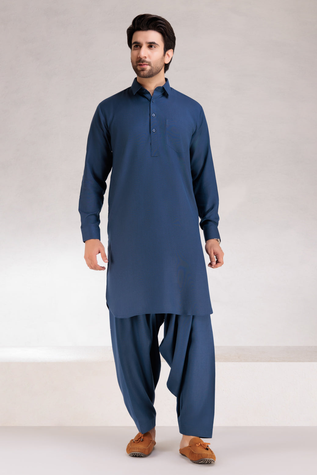 DENIM-BLENDED-SHALWAR SUIT (GSSW22-003)