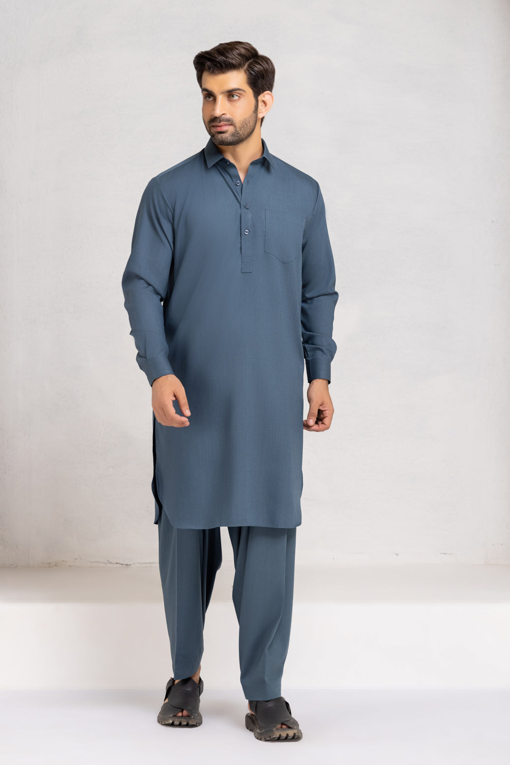 BLENDED-SHALWAR SUIT (GSSW22-009)