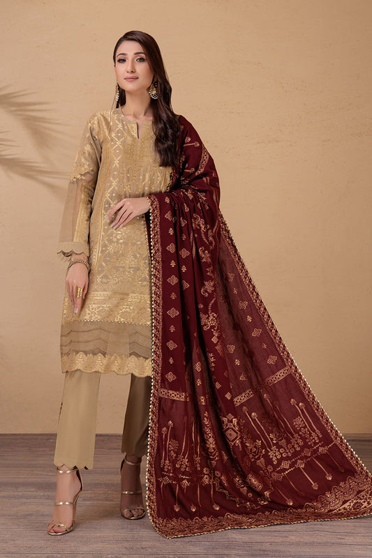 BEIGE-JACQUARD-3 PIECE (HBNW22R3P2)