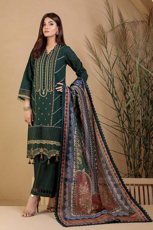 GREEN-KHADDAR-3 PIECE (HV1R223P01)