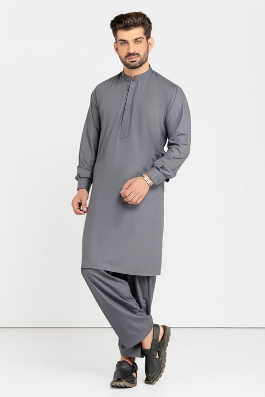 COAL-BLENDED-KURTA SHALWAR (KSRS23-007)