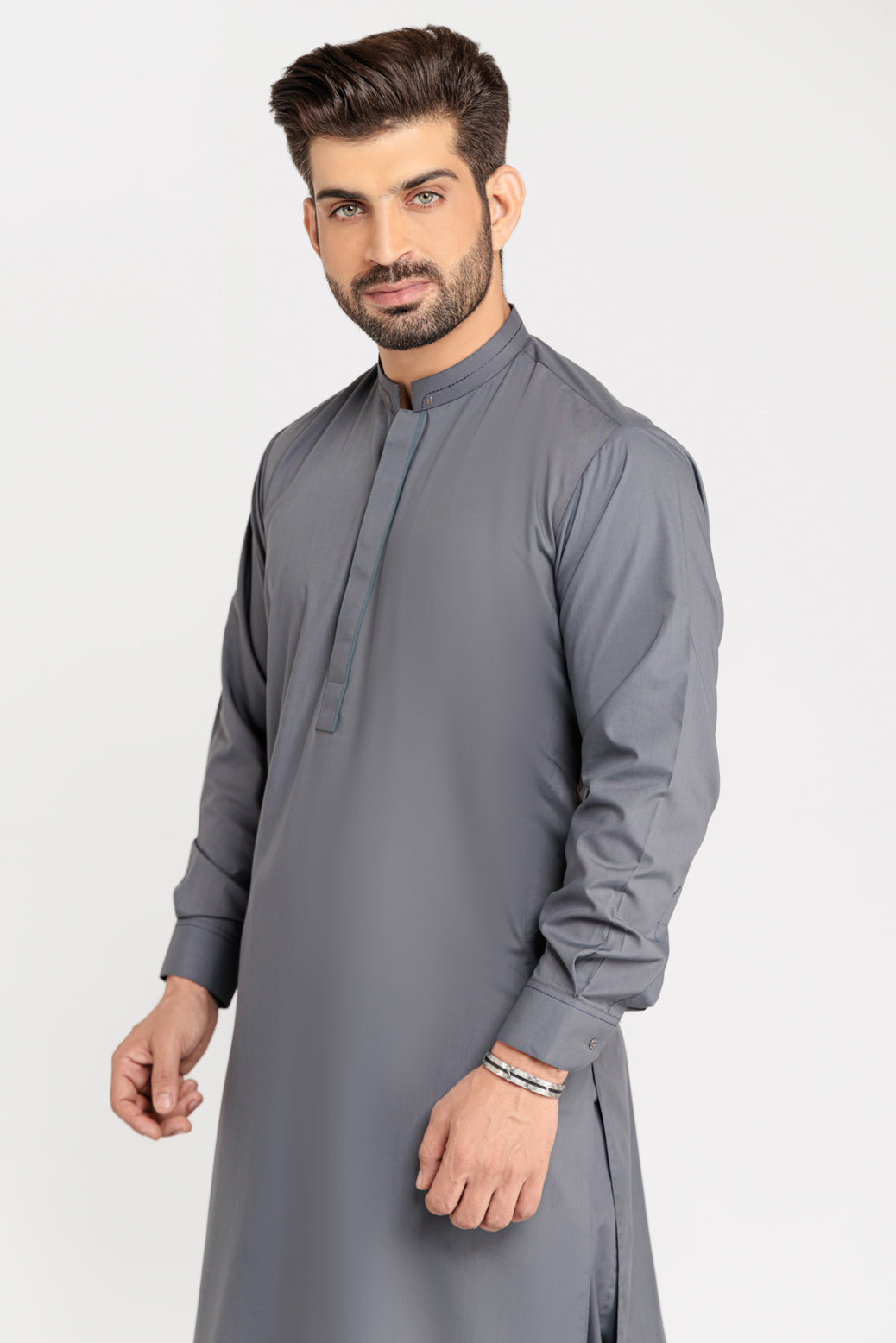 COAL-BLENDED-KURTA SHALWAR (KSRS23-007)