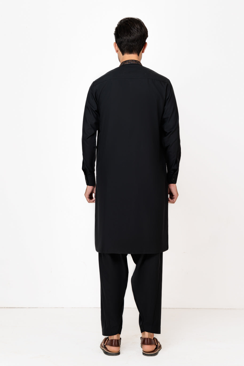 BLACK-COTTON-KURTA SHALWAR (KSRS23-022)