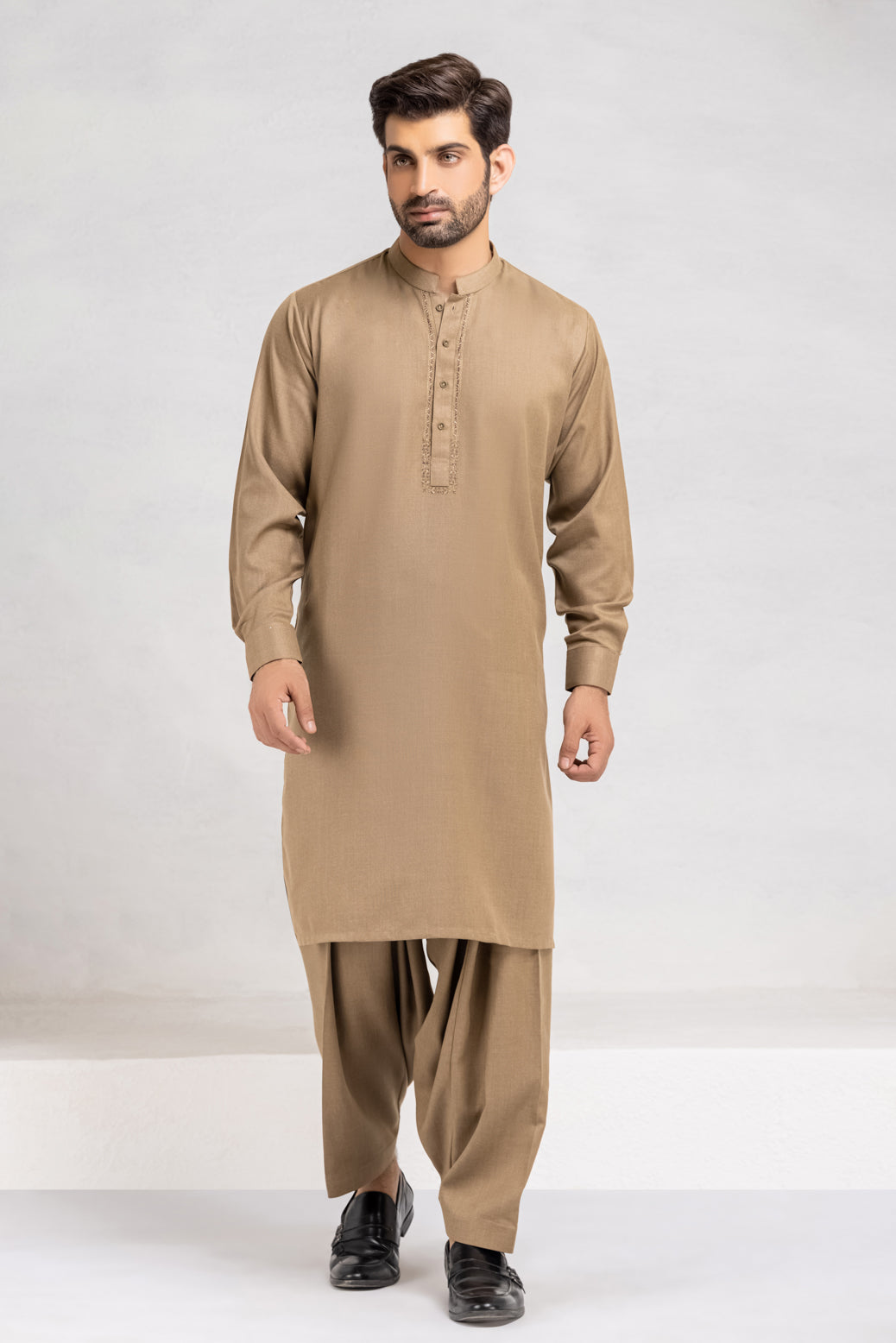 LATTE-BLENDED-KURTA SHALWAR (KSRW22-006)