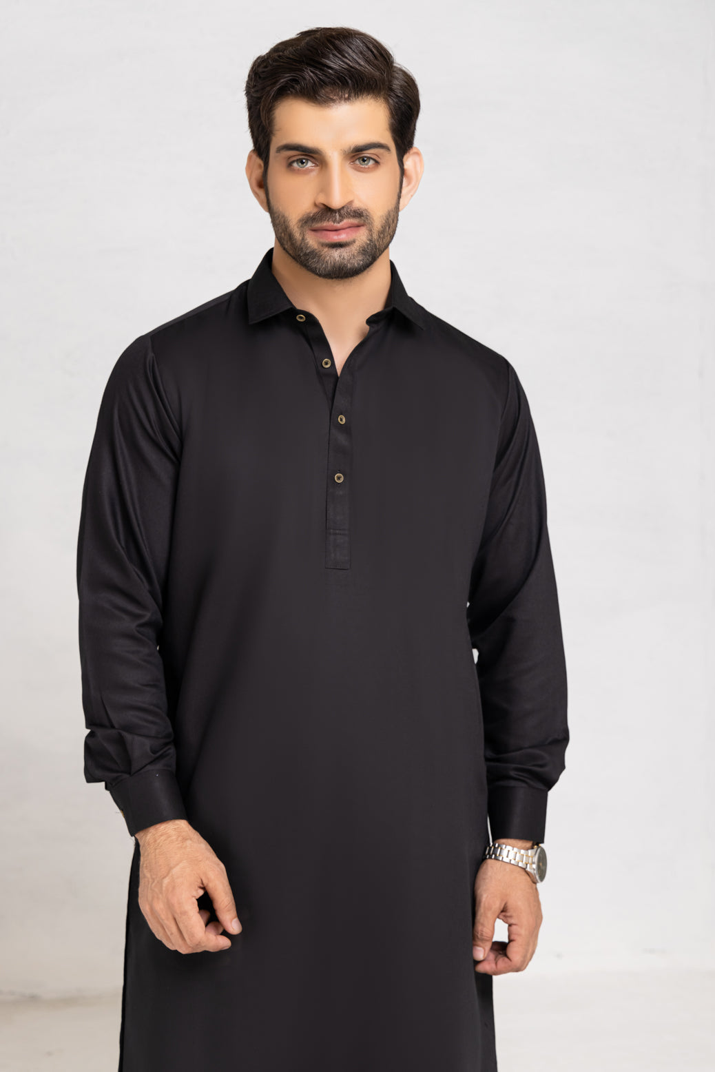 BLACK-BLENDED-KURTA SHALWAR (KSRW22-011)