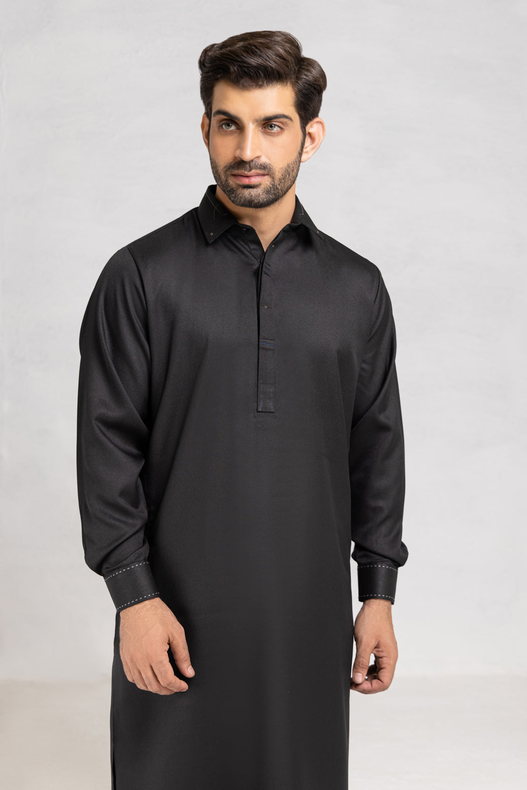 BLACK-BLENDED-KURTA SHALWAR (KSRW22-014)