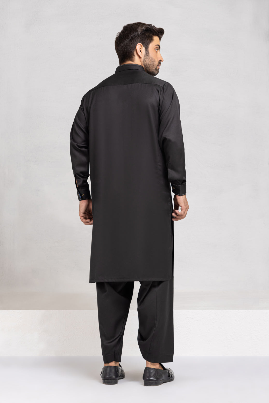 BLACK-BLENDED-KURTA SHALWAR (KSRW22-014)