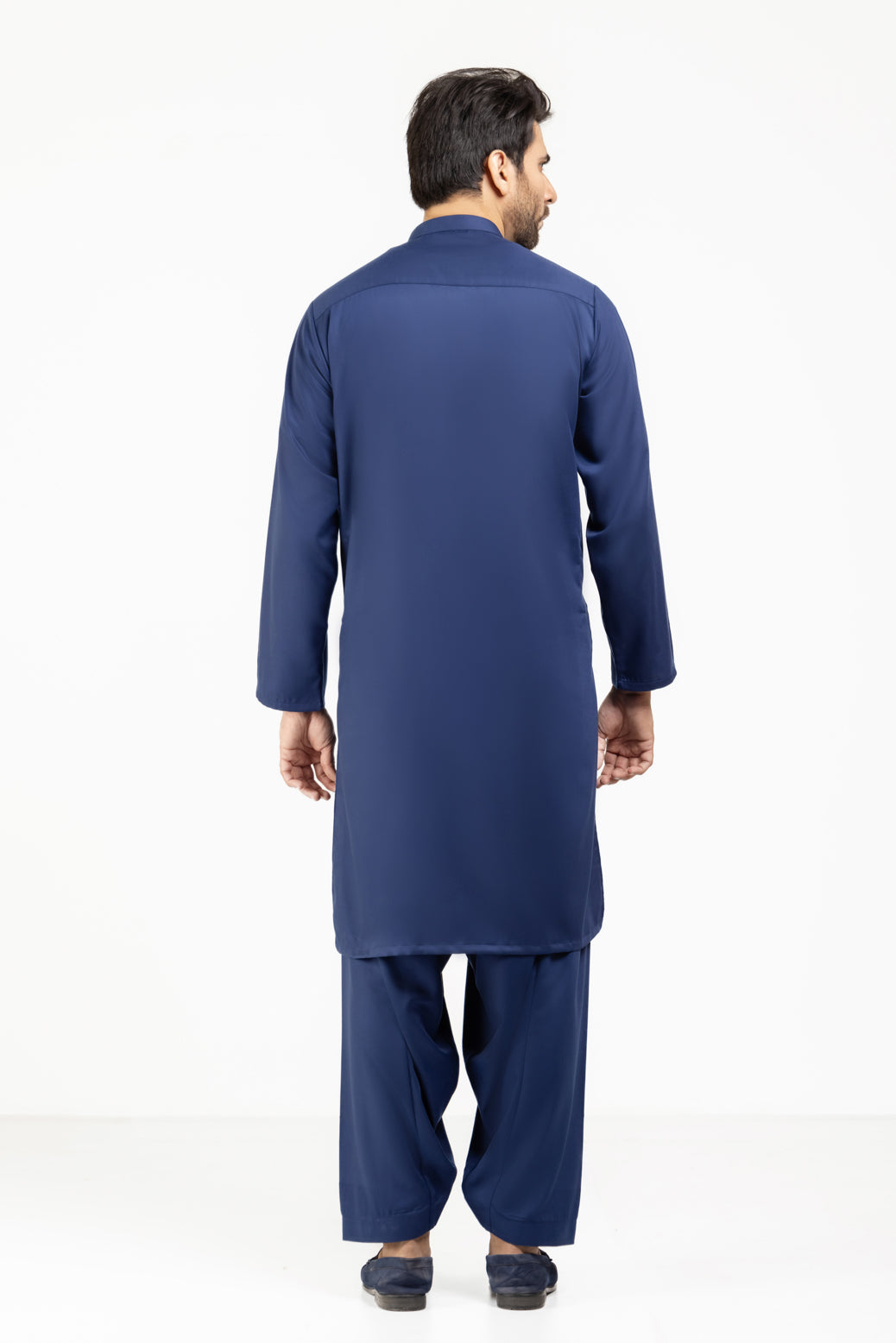 MD-BLUE-BLENDED-KURTA SHALWAR (KSRW22-018)