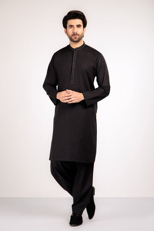 INK-KURTA SHALWAR-BLENDED (KSRW22-021)