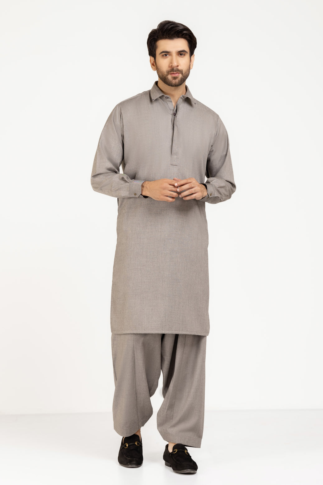 TITANIUM-BLENDED-KURTA SHALWAR (KSRW22-022)