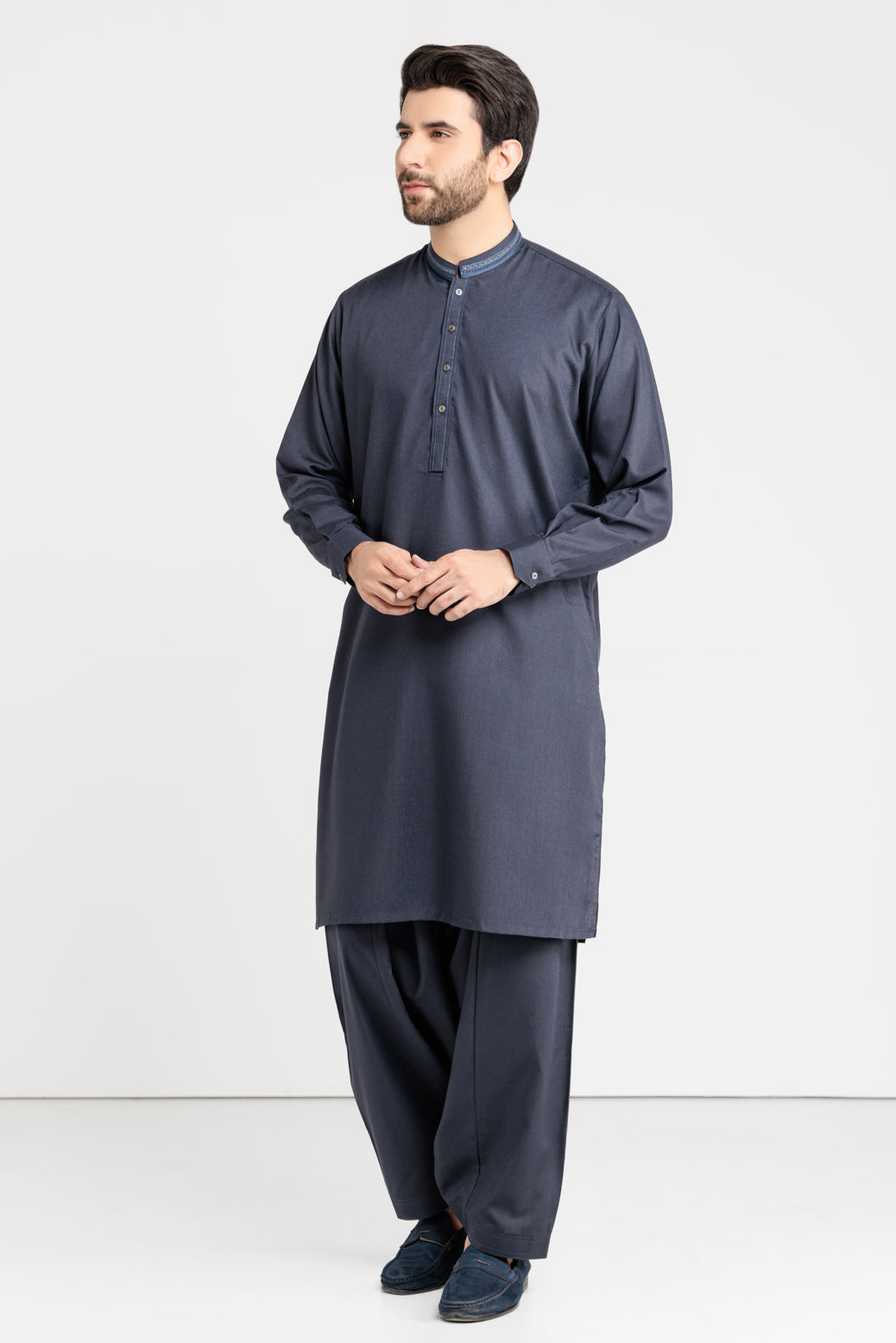 THUNDER-BLENDED-KURTA SHALWAR (KSRW22-027)