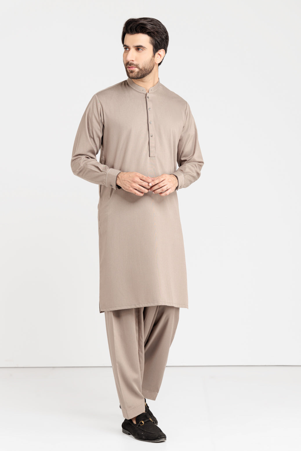 MOSS-BLENDED-KURTA SHALWAR (KSRW22-029)