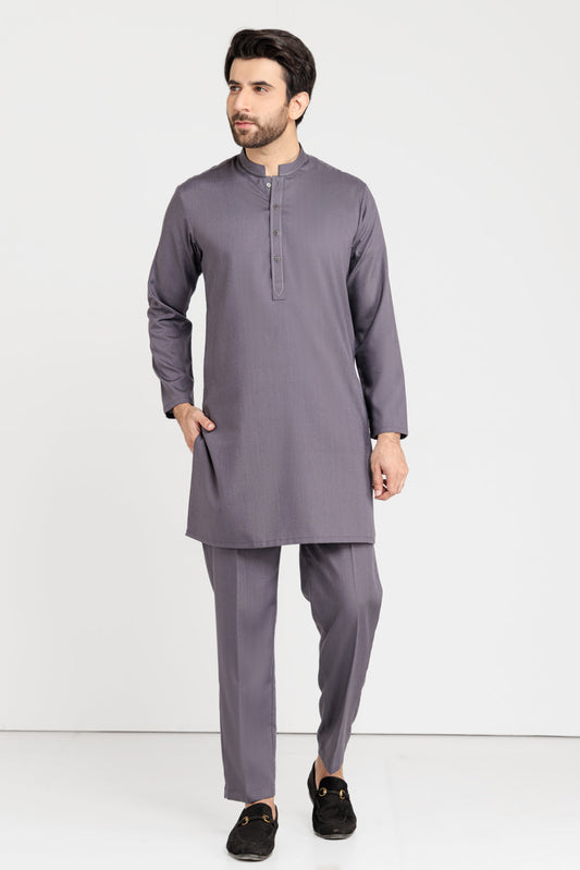 HEATHER-BLENDED-KURTA PAJAMA TROUSER (KSW22-009)