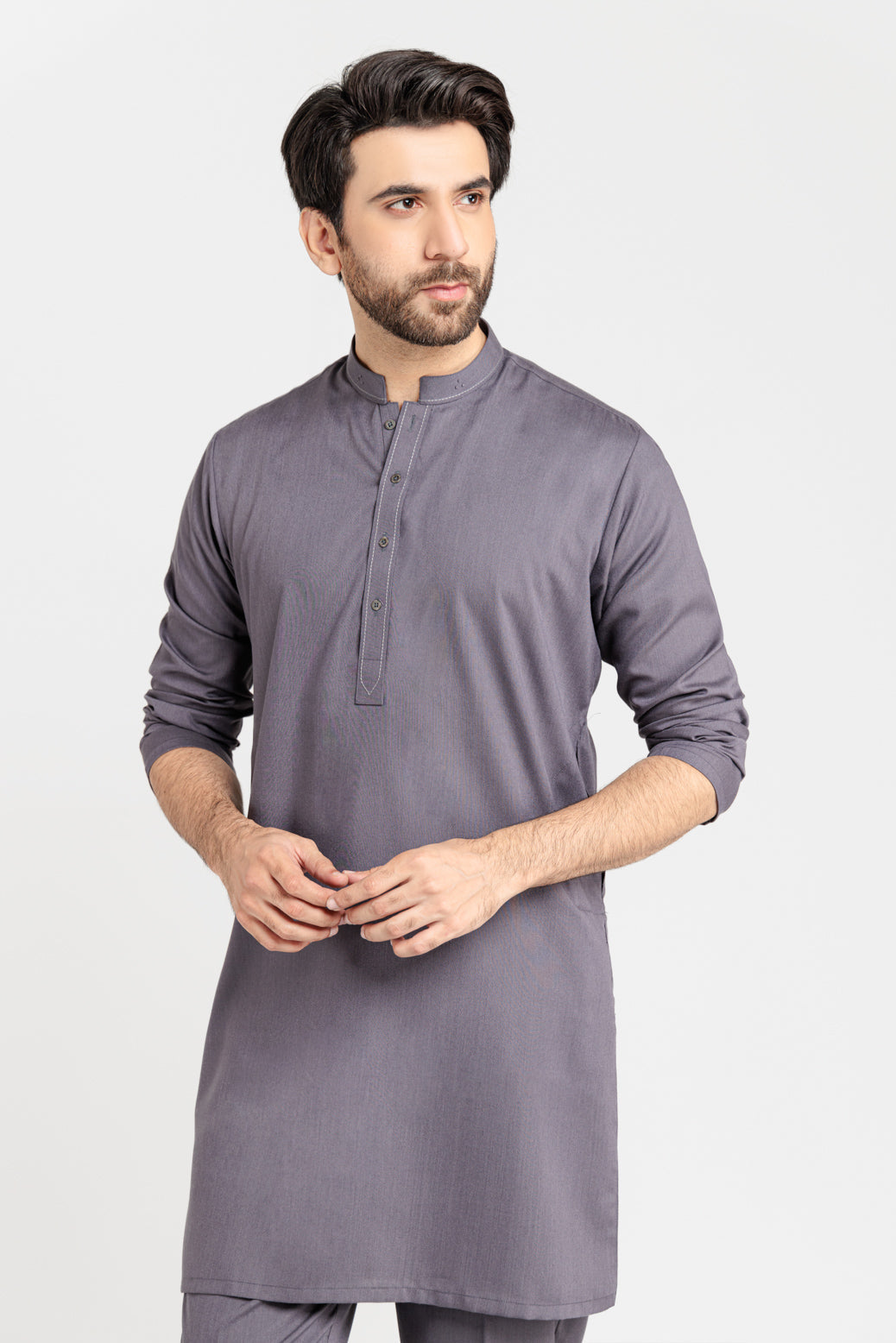 HEATHER-BLENDED-KURTA PAJAMA TROUSER (KSW22-009)