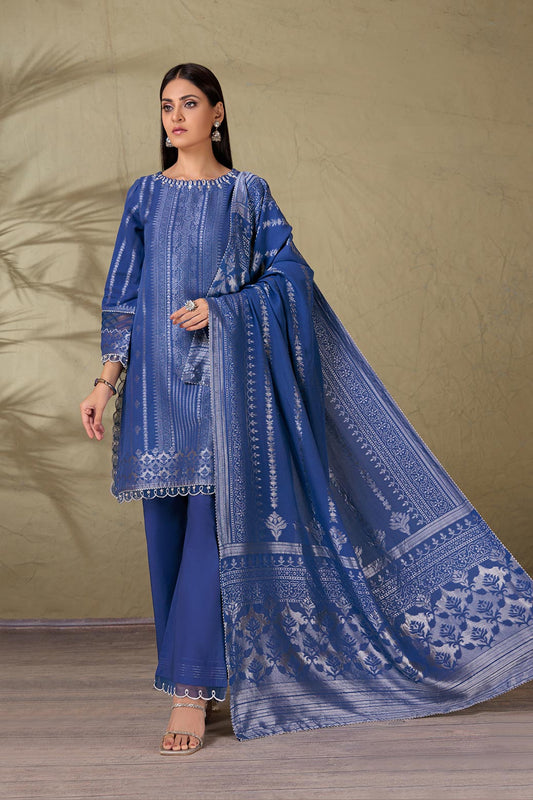 BLUE-JACQUARD-3 PIECE (SBNW22R3P3)