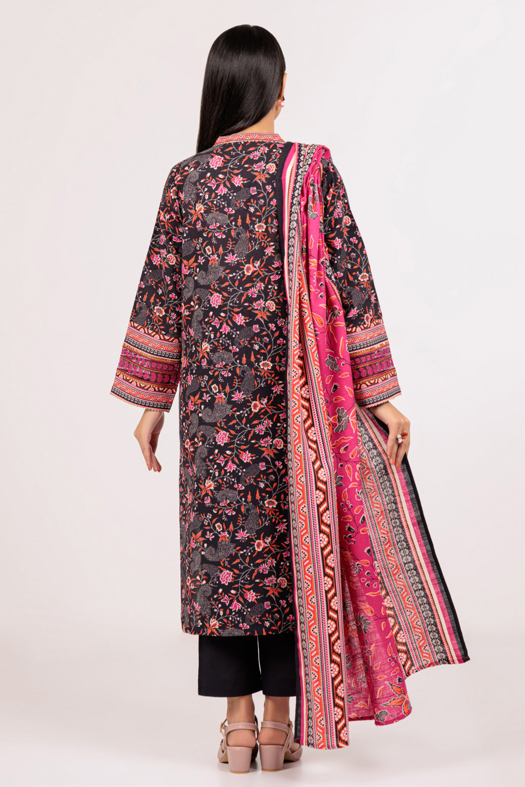 BLACK-KHADDAR-3 PIECE (WAS223P107)