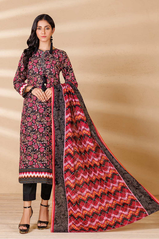 BLACK-KHADDAR-3 PIECE (WAS223P25)