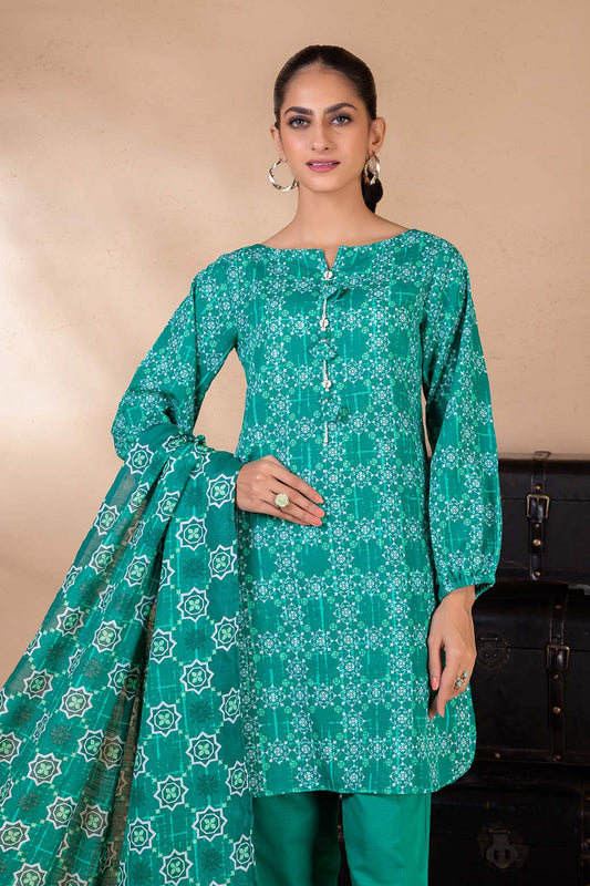 GREEN-KHADDAR-3 PIECE (WRS223P34)