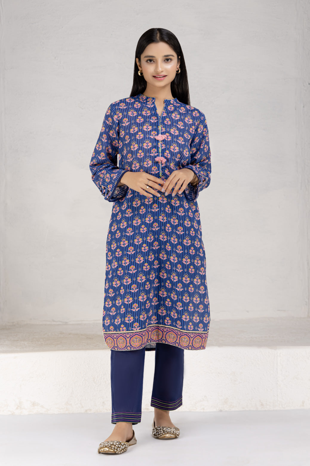 BLUE-COTTON-2 PIECE (WSS222P13)