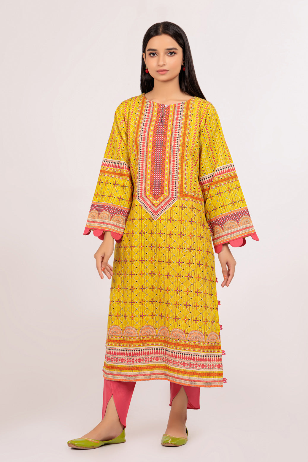 GREEN-KHADDAR-2 PIECE (WSS222P30)