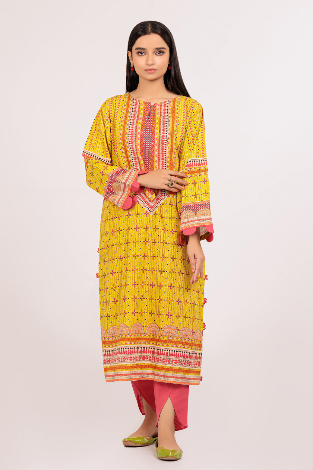 GREEN-KHADDAR-2 PIECE (WSS222P30)