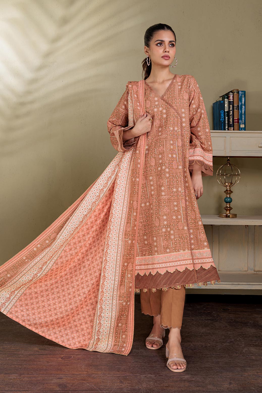 BROWN-KHADDAR-SUIT (WSS223P10)