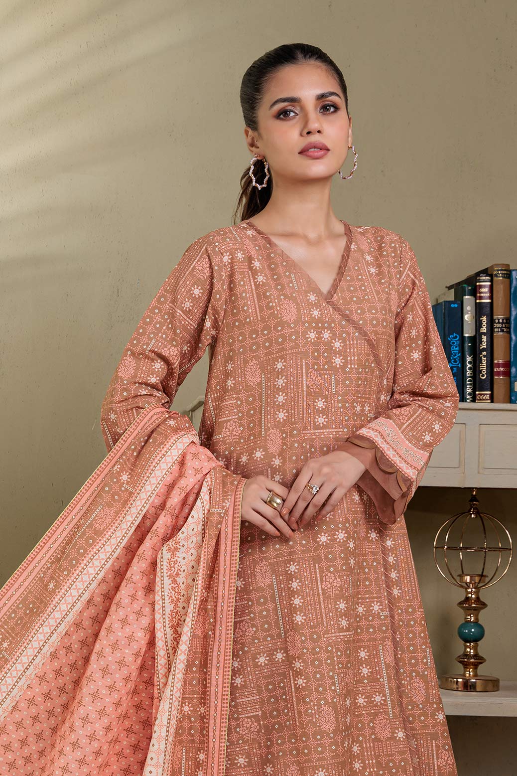 BROWN-KHADDAR-SUIT (WSS223P10)